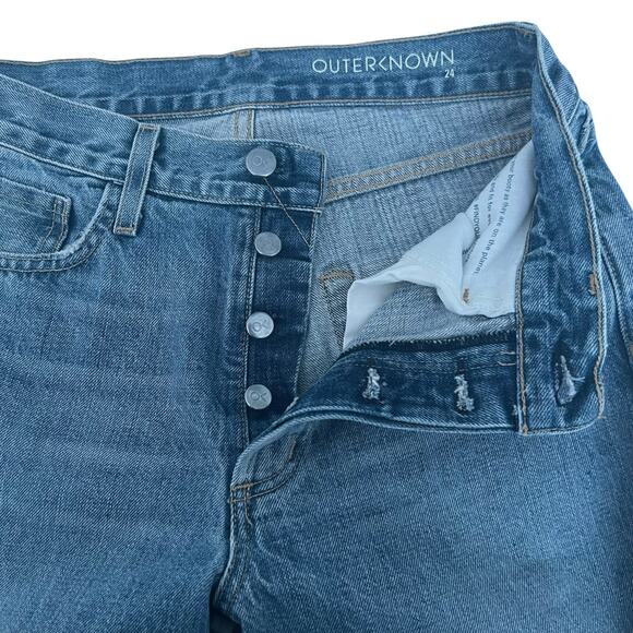 Outerknown S.E.A. Generation Selvedge Slim Jeans Size 24 - Picture 7 of 13